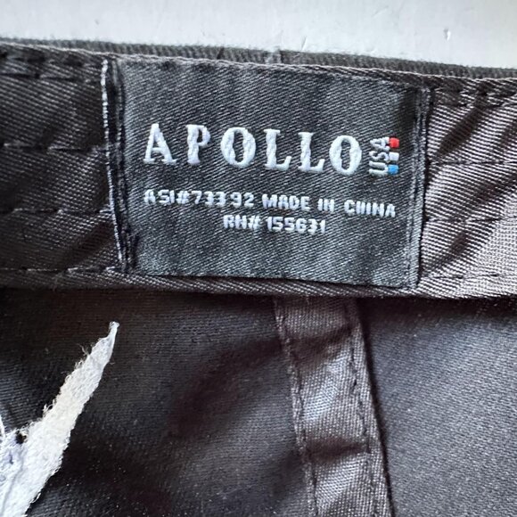 Fiilex Embroidered Dad Cap Apollo USA Adjustable Strap Hat Black One Size - Picture 10 of 10